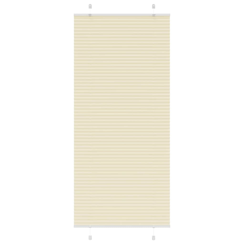 Plissee Stoffbreite 79,4 Cm Polyester Creme