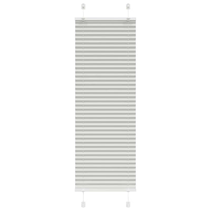 Plissee Stoffbreite 64,4 Cm Polyester Hellgrau