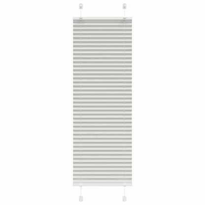 Plissee Stoffbreite 64,4 Cm Polyester Hellgrau
