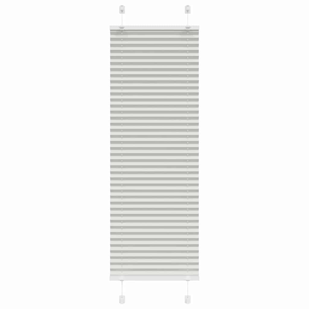 Plissee Stoffbreite 64,4 Cm Polyester Hellgrau