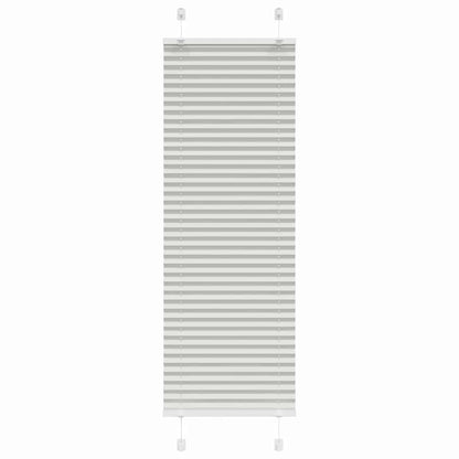 Plissee Stoffbreite 64,4 Cm Polyester Hellgrau