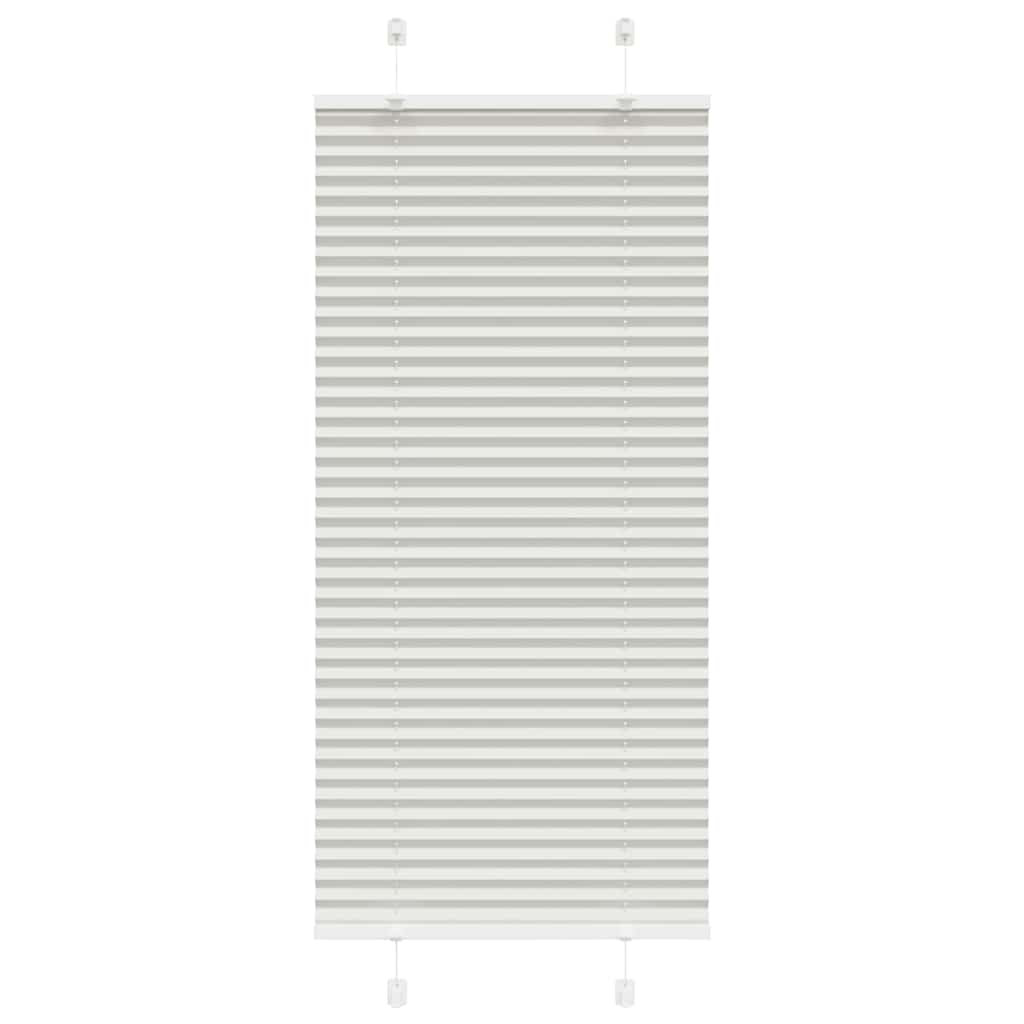 Plissee Stoffbreite 64,4 Cm Polyester Hellgrau