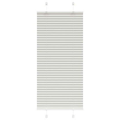 Plissee Stoffbreite 64,4 Cm Polyester Hellgrau