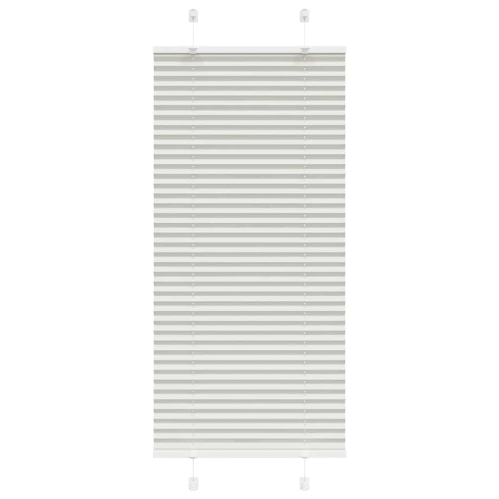 Plissee Stoffbreite 64,4 Cm Polyester Hellgrau