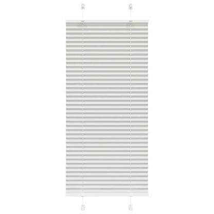 Plissee Stoffbreite 64,4 Cm Polyester Hellgrau