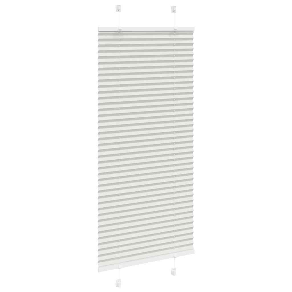 Plissee Stoffbreite 64,4 Cm Polyester Hellgrau