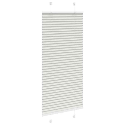 Plissee Stoffbreite 64,4 Cm Polyester Hellgrau
