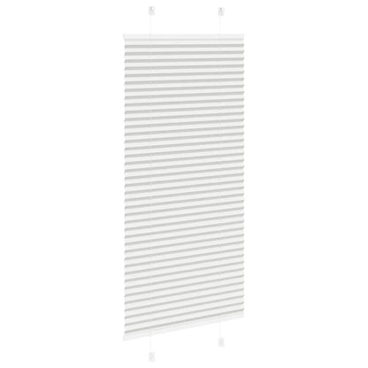 Plissee Stoffbreite 64,4 Cm Polyester Hellgrau