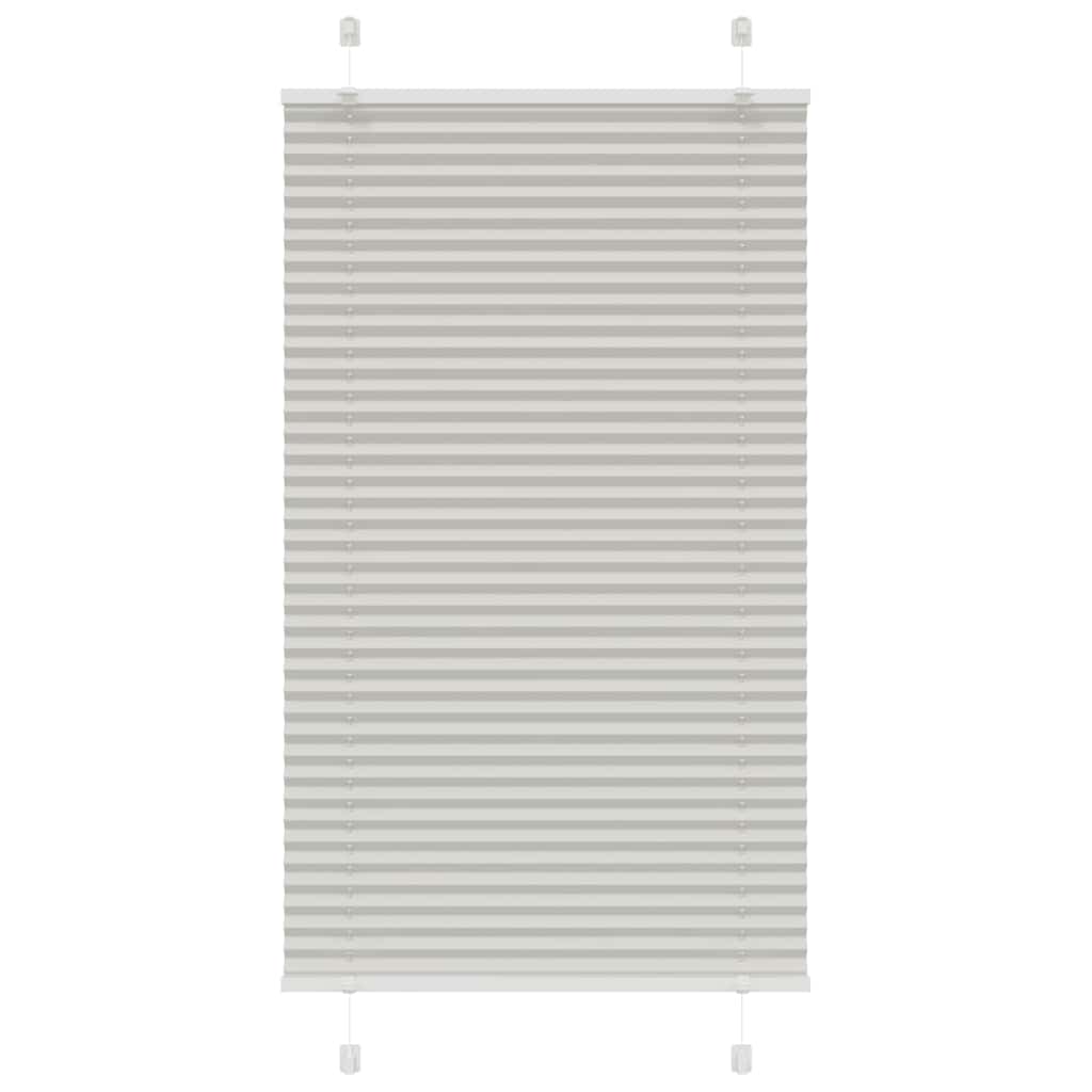 Plissee Stoffbreite 64,4 Cm Polyester Hellgrau