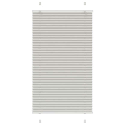Plissee Stoffbreite 64,4 Cm Polyester Hellgrau