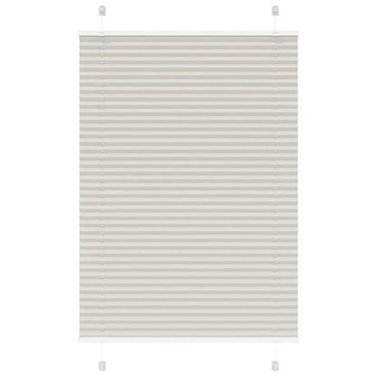 Plissee Stoffbreite 64,4 Cm Polyester Hellgrau