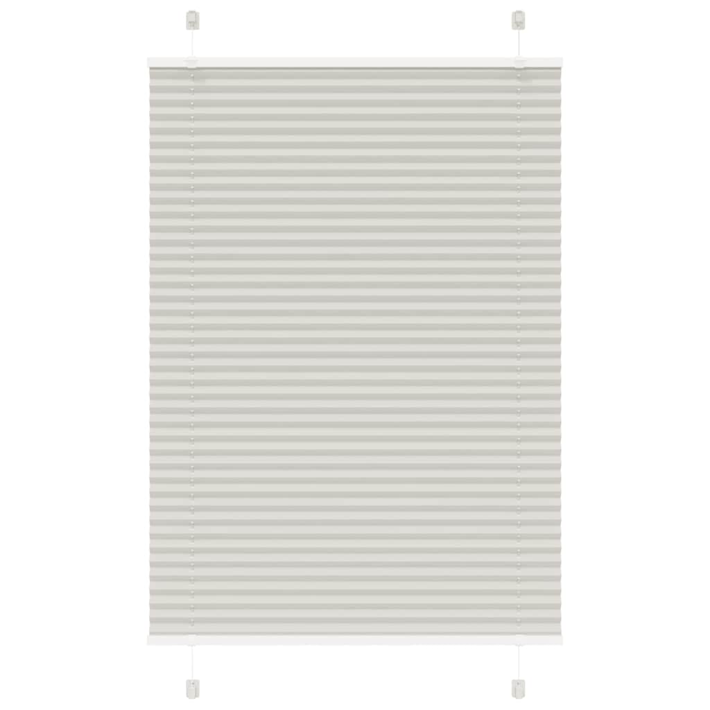 Plissee Stoffbreite 64,4 Cm Polyester Hellgrau