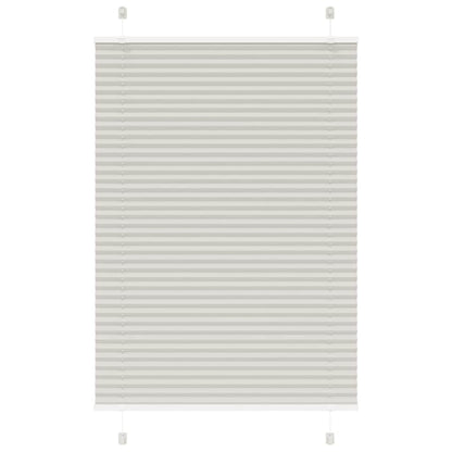 Plissee Stoffbreite 64,4 Cm Polyester Hellgrau
