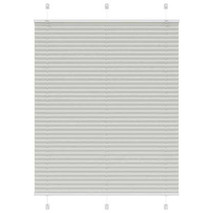 Plissee Stoffbreite 64,4 Cm Polyester Hellgrau