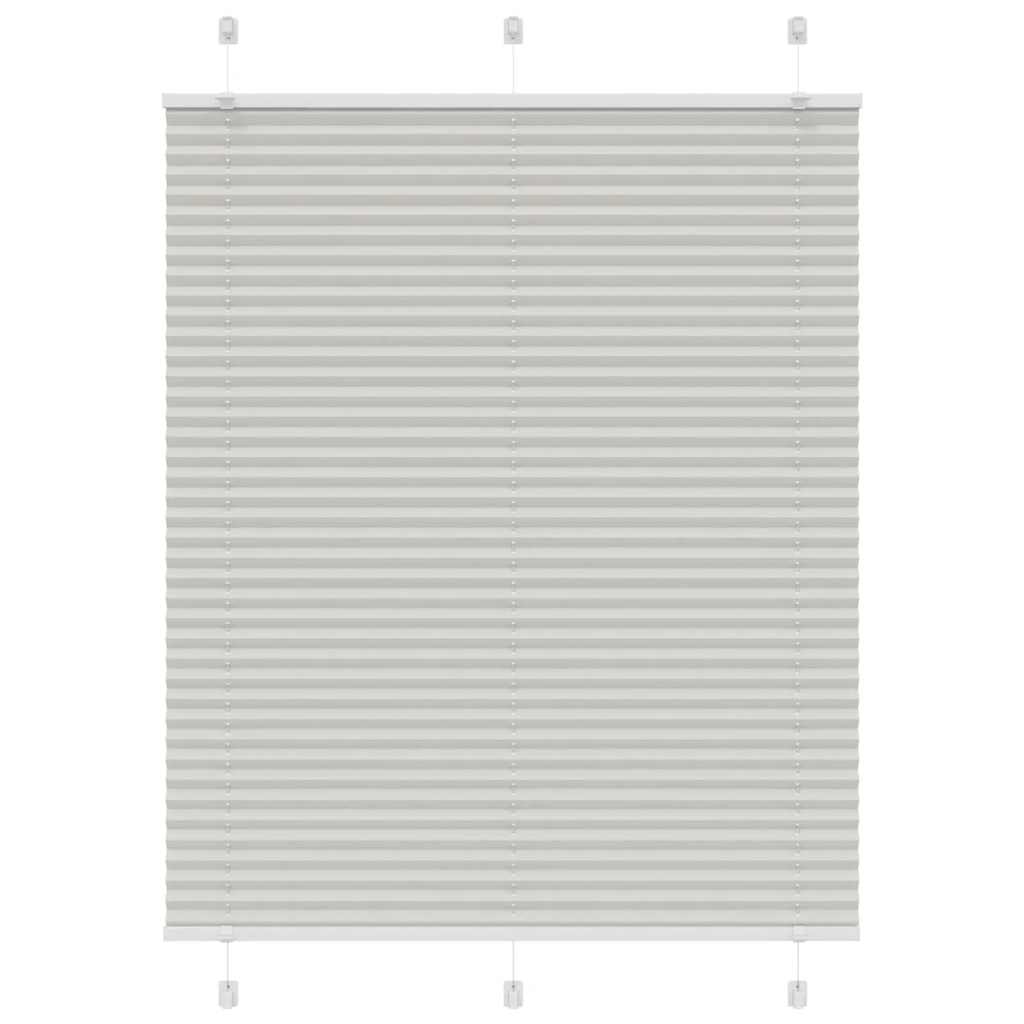 Plissee Stoffbreite 64,4 Cm Polyester Hellgrau