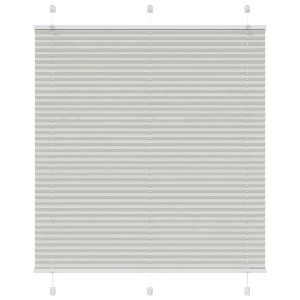 Plissee Stoffbreite 64,4 Cm Polyester Hellgrau