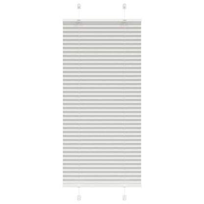 Plissee Stoffbreite 64,4 Cm Polyester Hellgrau