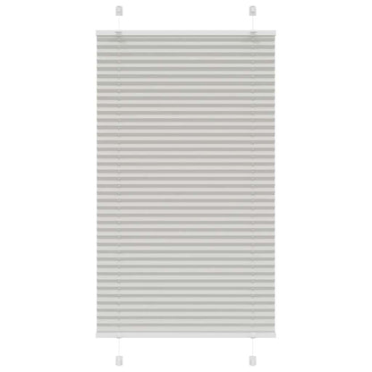 Plissee Stoffbreite 64,4 Cm Polyester Hellgrau