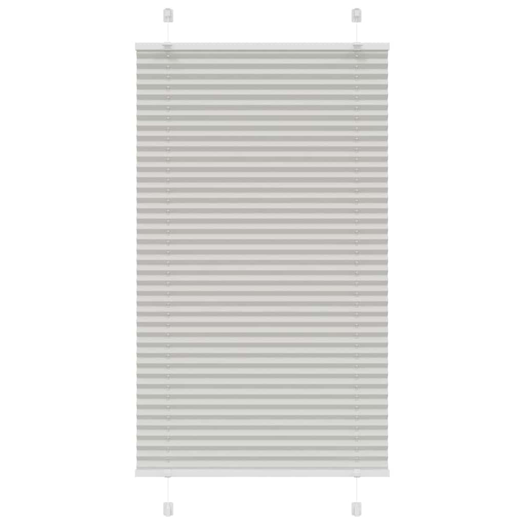 Plissee Stoffbreite 64,4 Cm Polyester Hellgrau