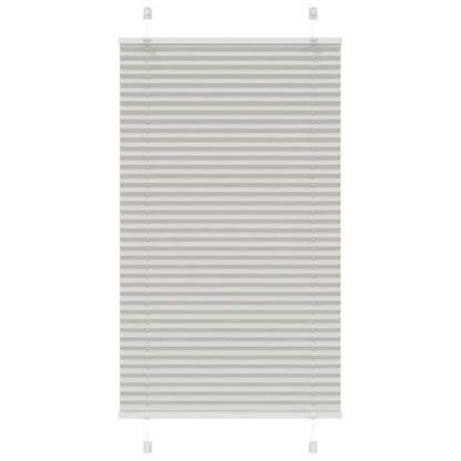 Plissee Stoffbreite 64,4 Cm Polyester Hellgrau