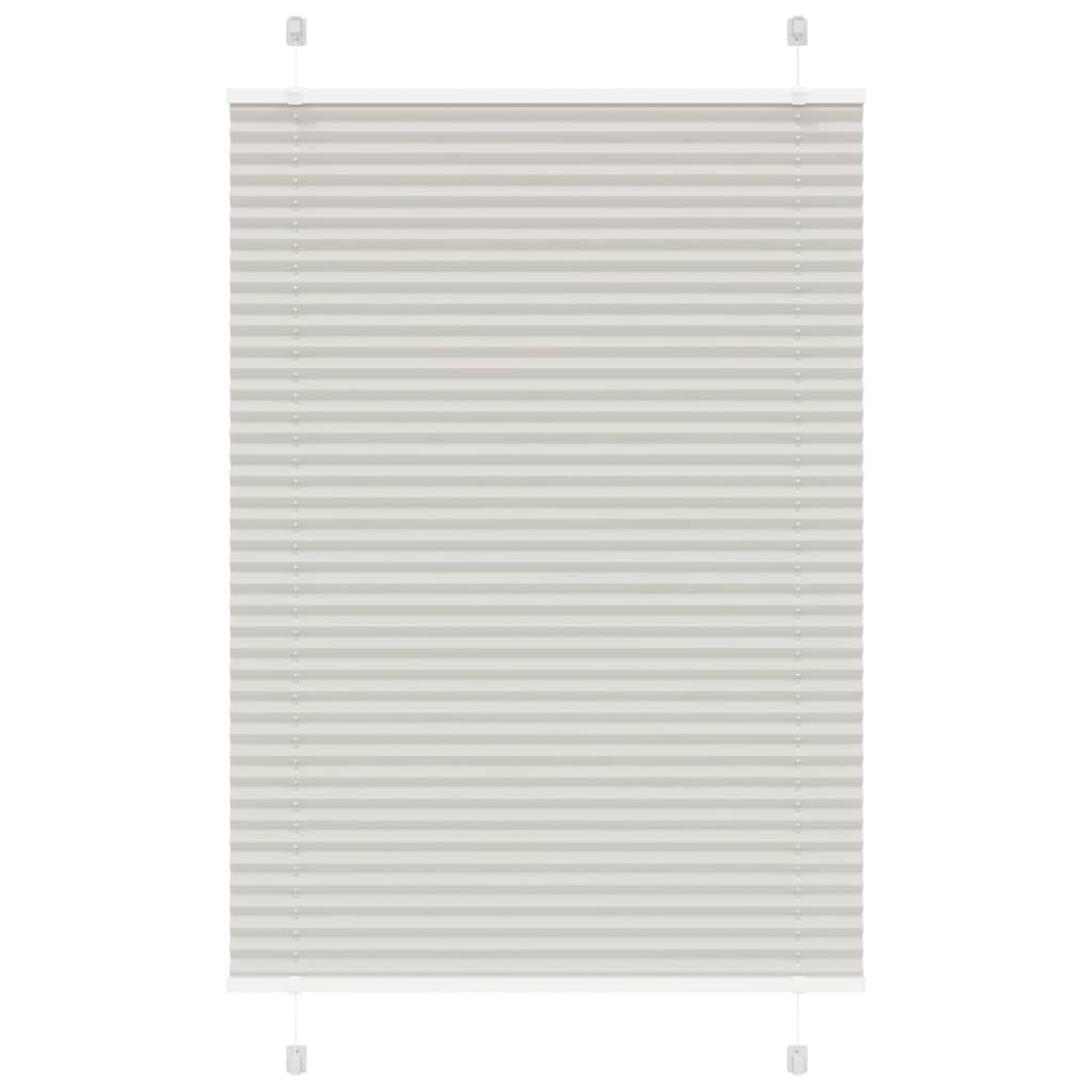Plissee Stoffbreite 64,4 Cm Polyester Hellgrau