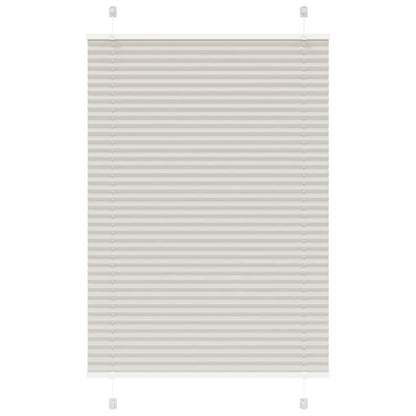 Plissee Stoffbreite 64,4 Cm Polyester Hellgrau