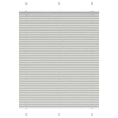 Plissee Stoffbreite 64,4 Cm Polyester Hellgrau