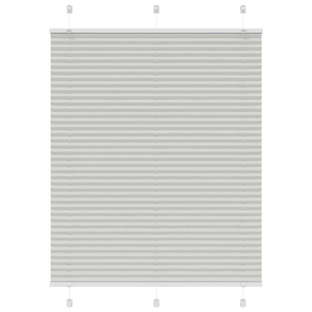 Plissee Stoffbreite 64,4 Cm Polyester Hellgrau