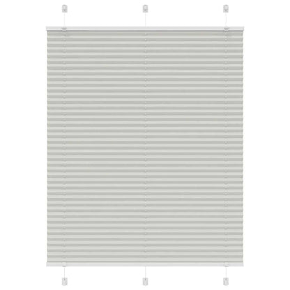 Plissee Stoffbreite 64,4 Cm Polyester Hellgrau