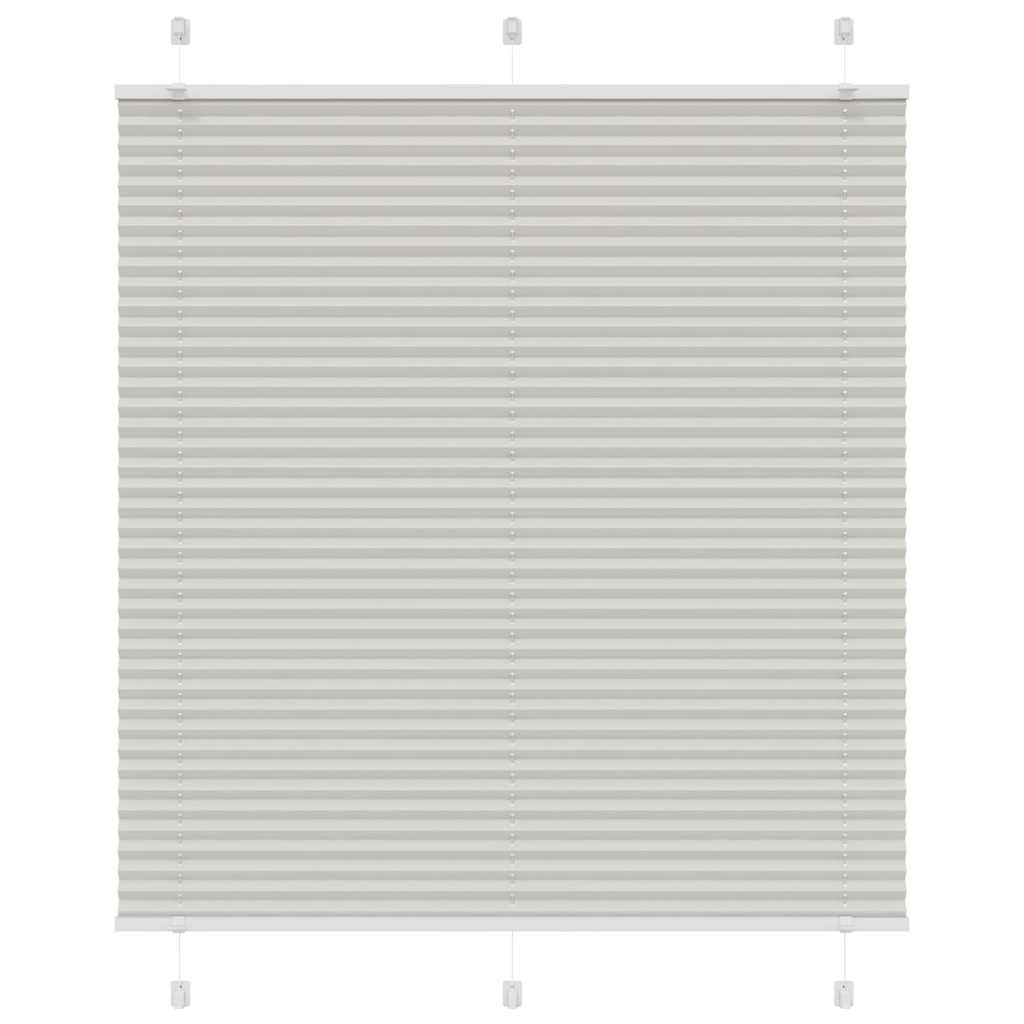 Plissee Stoffbreite 64,4 Cm Polyester Hellgrau