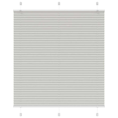 Plissee Stoffbreite 64,4 Cm Polyester Hellgrau