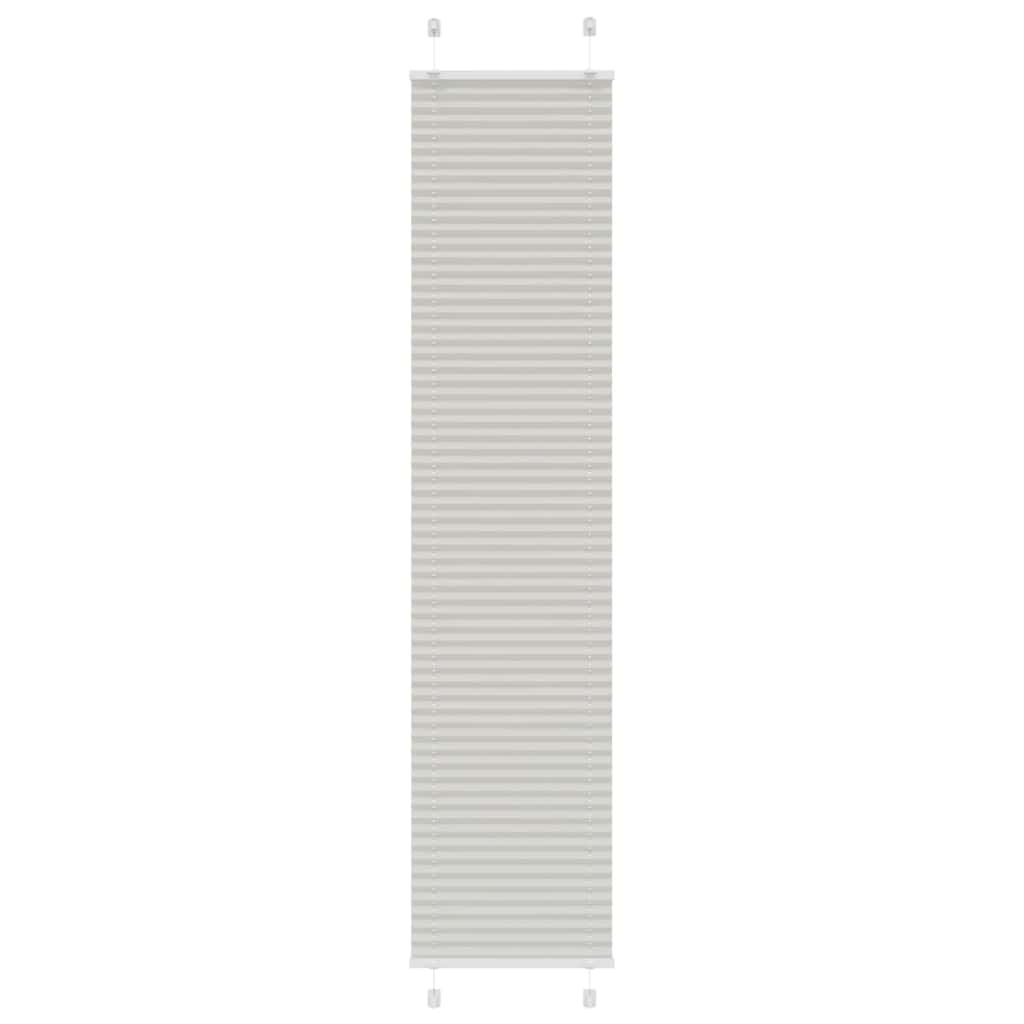 Plissee Stoffbreite 64,4 Cm Polyester Hellgrau