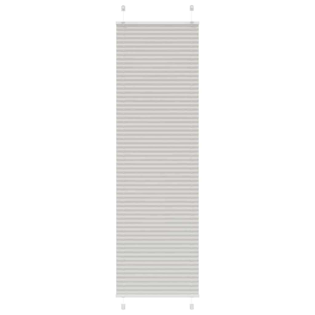 Plissee Stoffbreite 64,4 Cm Polyester Hellgrau