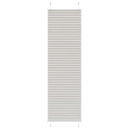 Plissee Stoffbreite 64,4 Cm Polyester Hellgrau