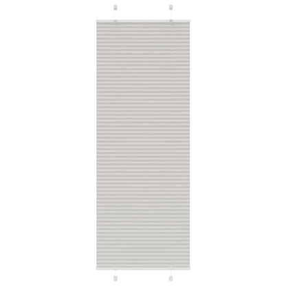 Plissee Stoffbreite 64,4 Cm Polyester Hellgrau