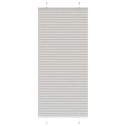 Plissee Stoffbreite 64,4 Cm Polyester Hellgrau