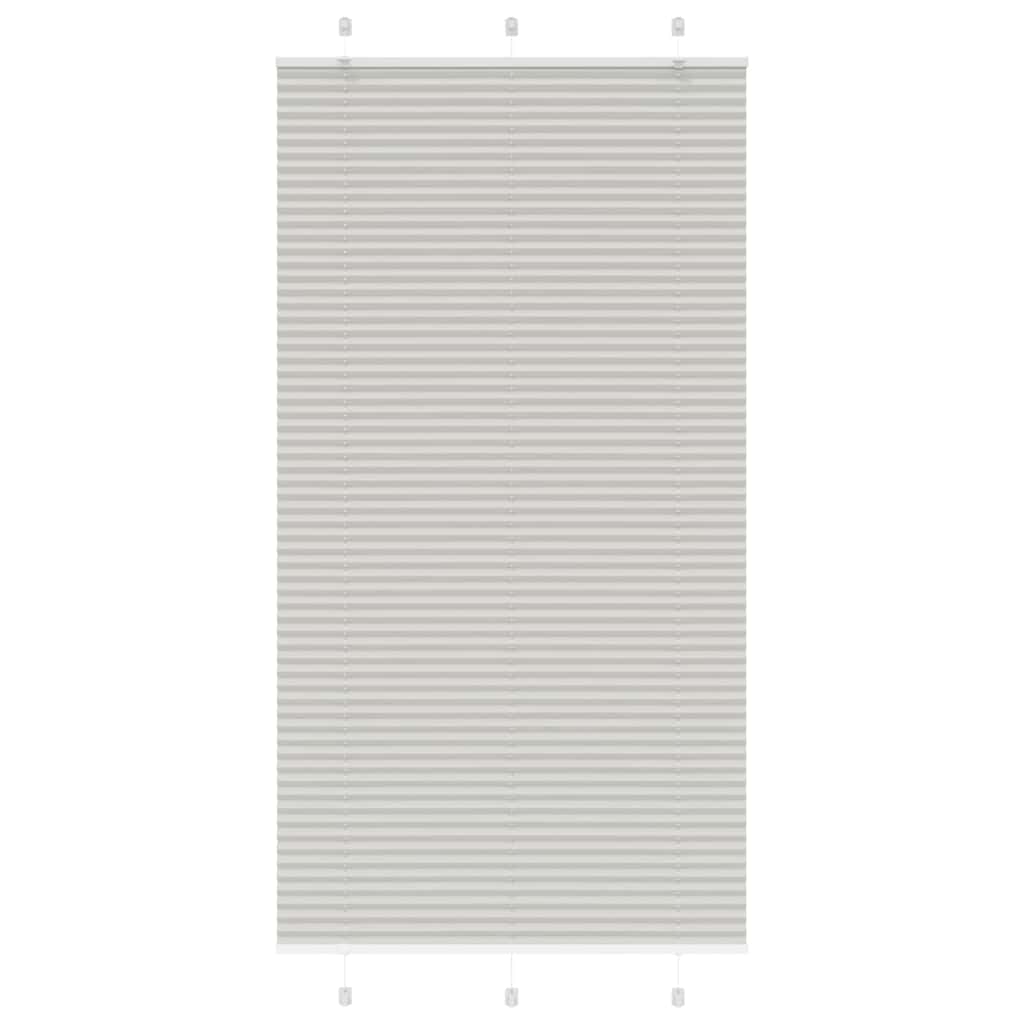 Plissee Stoffbreite 64,4 Cm Polyester Hellgrau