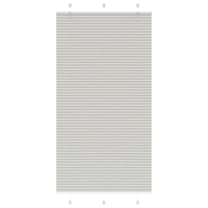 Plissee Stoffbreite 64,4 Cm Polyester Hellgrau