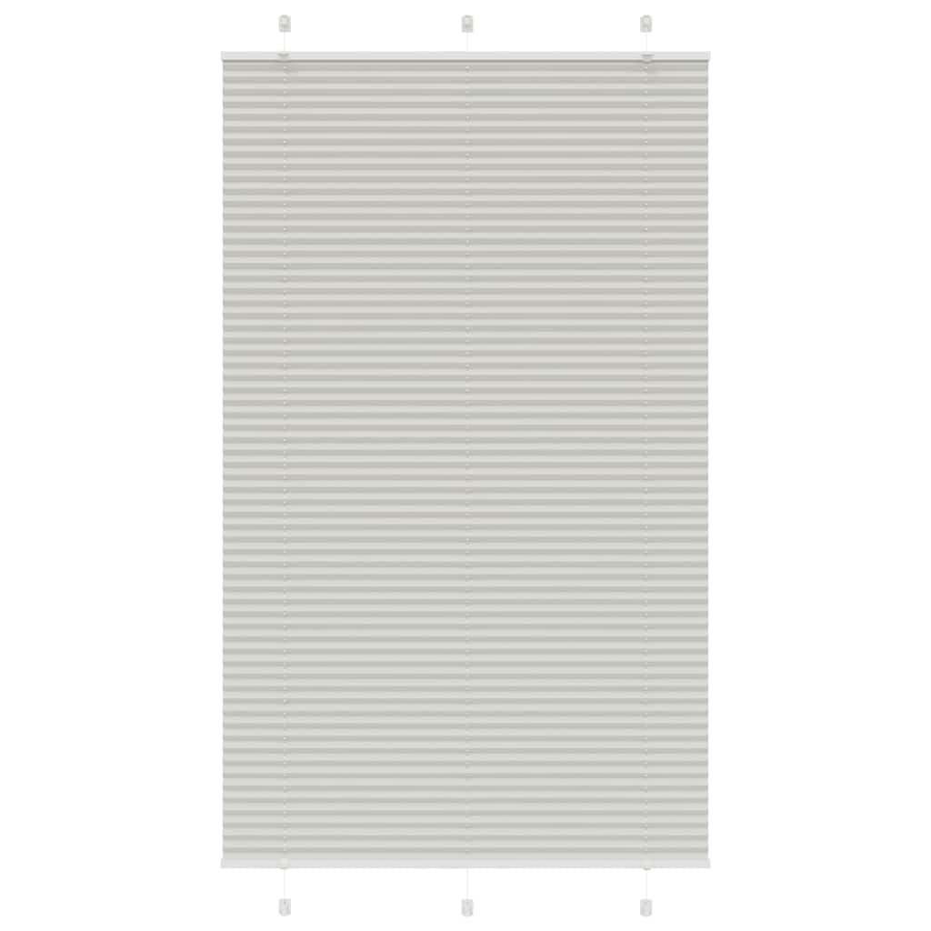 Plissee Stoffbreite 64,4 Cm Polyester Hellgrau