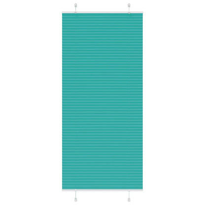 Plissee Stoffbreite 69,4 Cm Polyester Petrolgrün