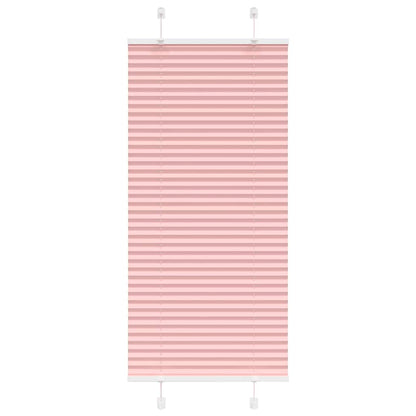 Plissee Stoffbreite 39,4 Cm Polyester Rosa