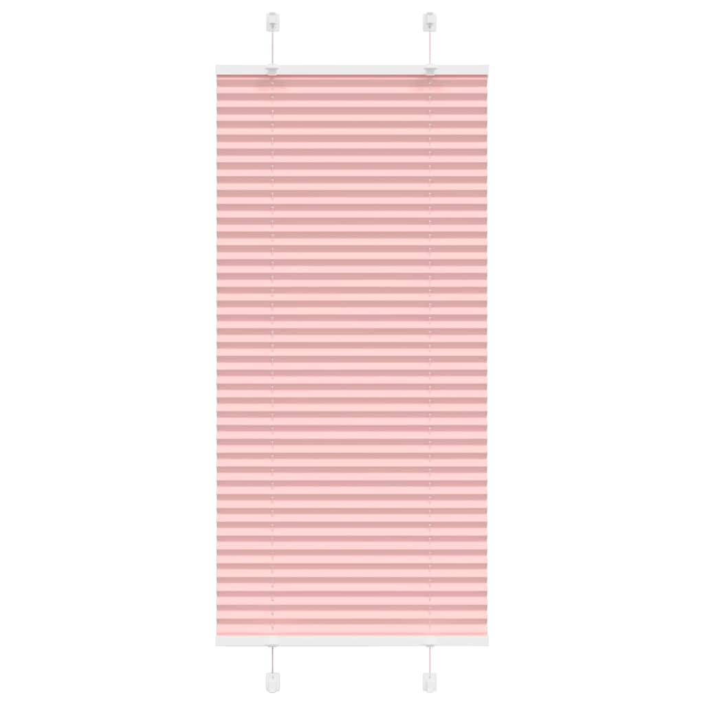 Plissee Stoffbreite 39,4 Cm Polyester Rosa