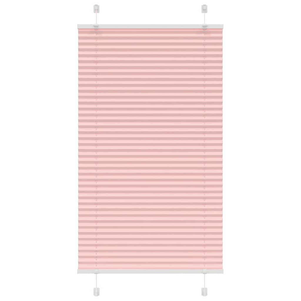 Plissee Stoffbreite 39,4 Cm Polyester Rosa