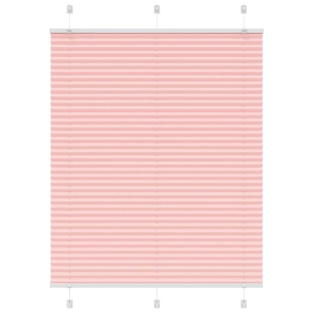 Plissee Stoffbreite 39,4 Cm Polyester Rosa