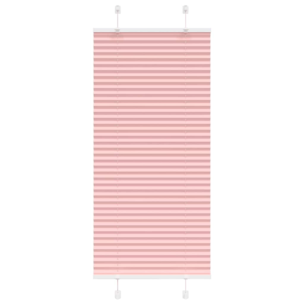 Plissee Stoffbreite 39,4 Cm Polyester Rosa