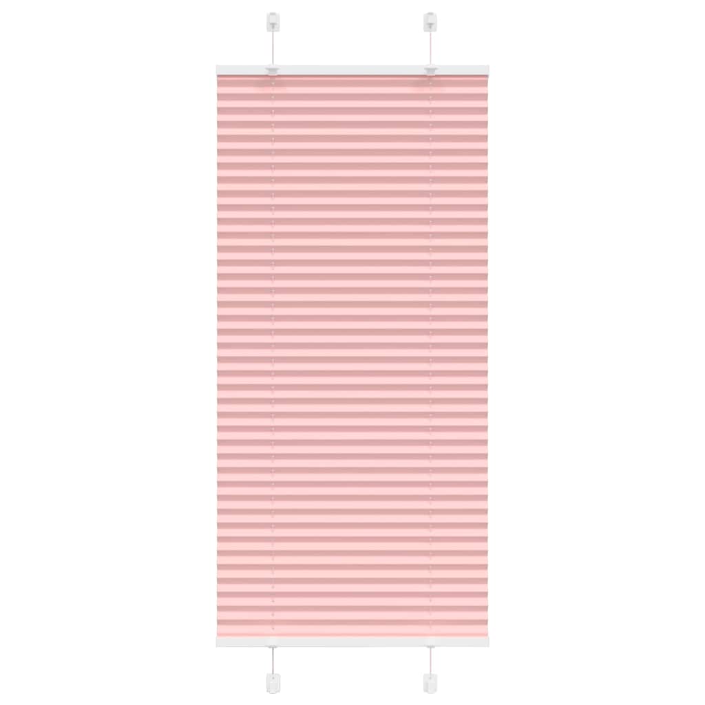 Plissee Stoffbreite 39,4 Cm Polyester Rosa