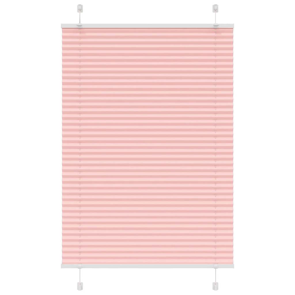 Plissee Stoffbreite 39,4 Cm Polyester Rosa