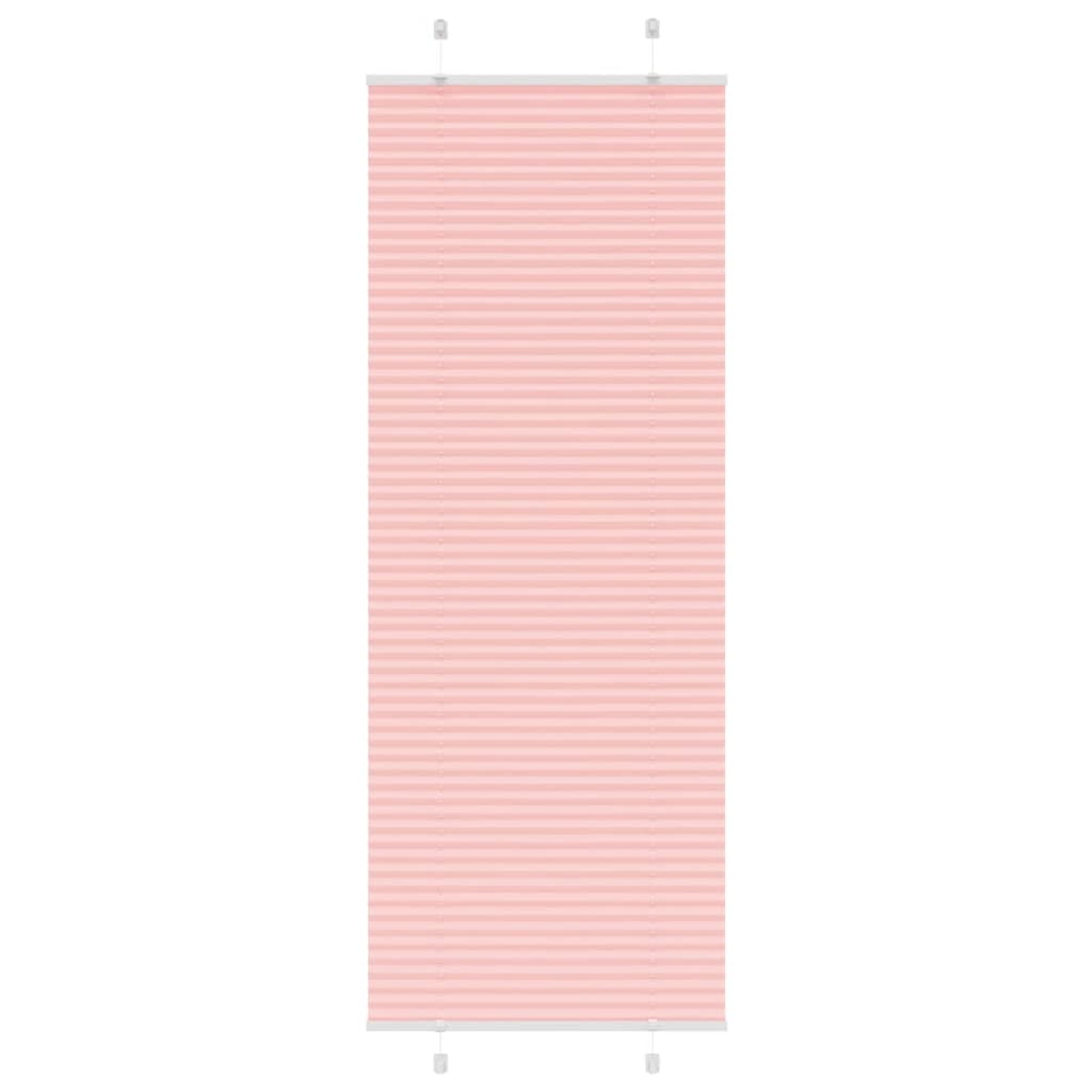 Plissee Stoffbreite 39,4 Cm Polyester Rosa