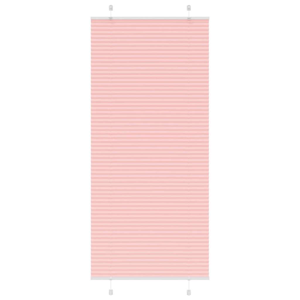 Plissee Stoffbreite 39,4 Cm Polyester Rosa