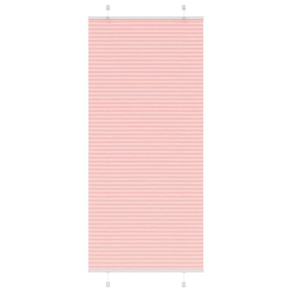 Plissee Stoffbreite 39,4 Cm Polyester Rosa